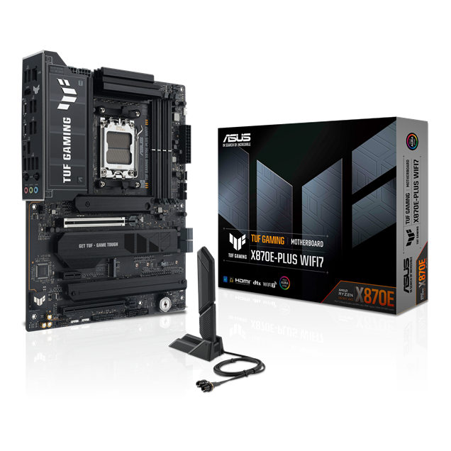 ASUS TUF Gaming X870E-Plus WIFI7 ATX Motherboard for AMD Socket AM5 CPUs